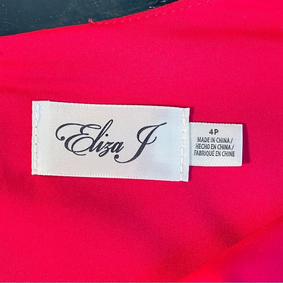 Eliza J Bell Sleeve Sheath Dress in Pink Size 4 Petite - Picture 4 of 5